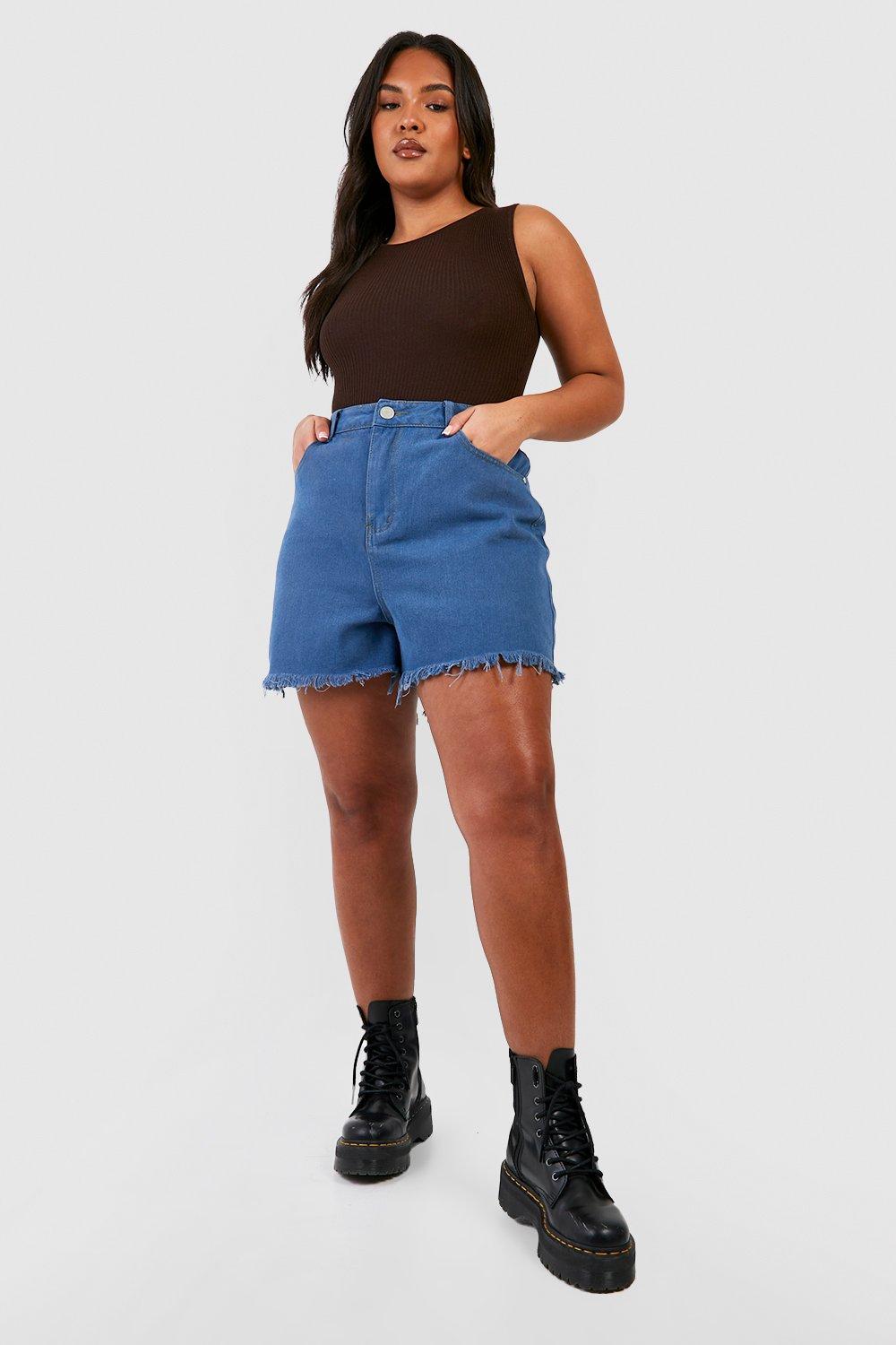 Boyfriend shorts cheap plus size